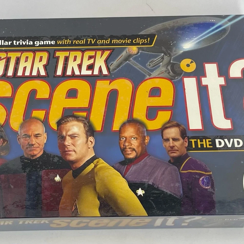 Star‎ Trek Scene It The DVD Game Mattel Trivia Board Game 2008 All Series New